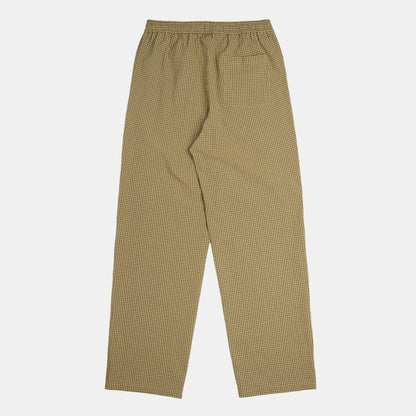 Gingham Seersucker Relaxed Pant in Green Field Check