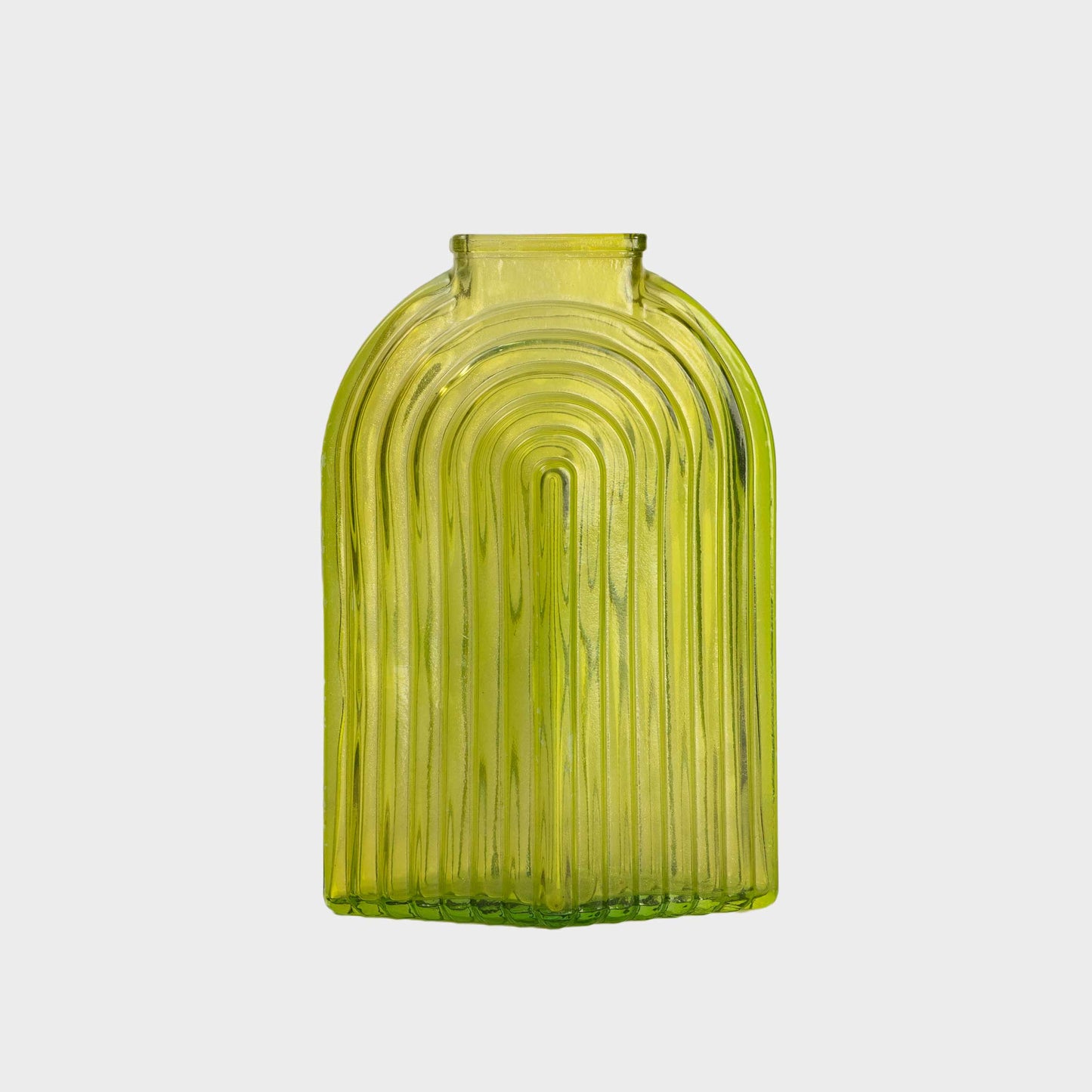 Vintage Geometric Glass Vase, Spain