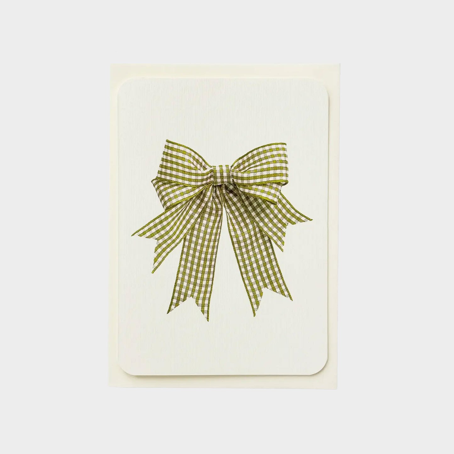 Gingham Bow Greeting Cards Set of 6