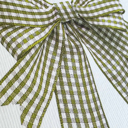 Gingham Bow Greeting Cards Set of 6