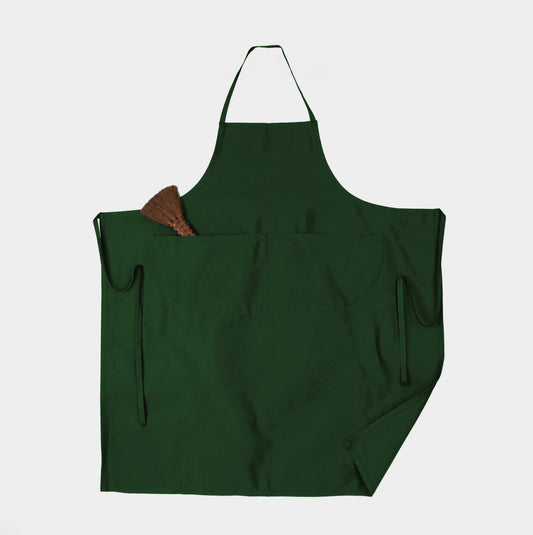 Le Laboureur French Cotton Apron in Green