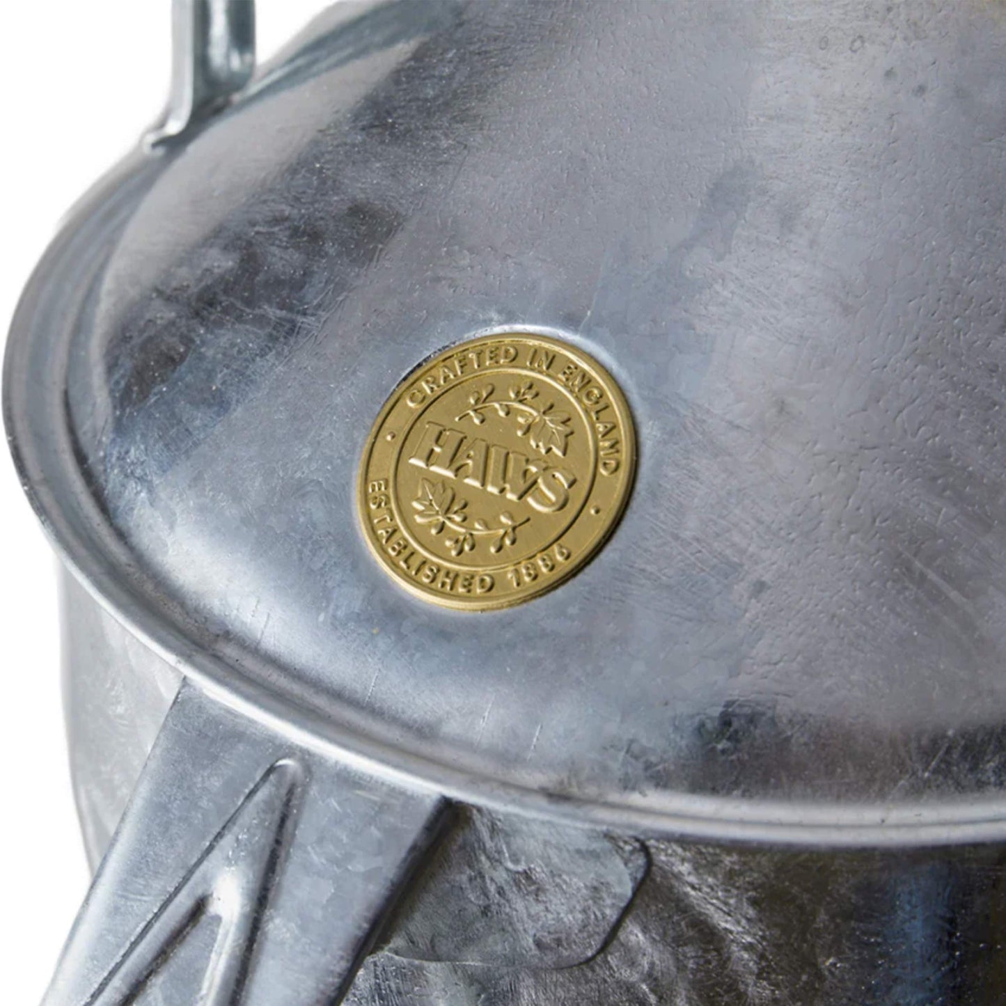 Haws England 2 Gallon Hockley Heritage Watering Can in HDG Galvanized Steel