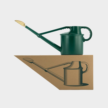 Haws England Professional Series 1.5 Gallon Plastic Watering Can in British Green