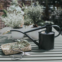 Haws England 1 Liter Metal Watering Can in Graphite