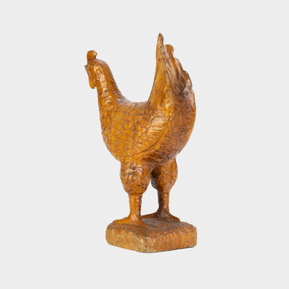 Vintage Carved Hen