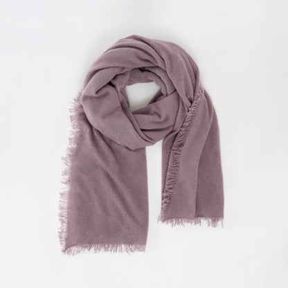 Himalayan Cashmere Aviator Wrap Scarf in Morning Glory