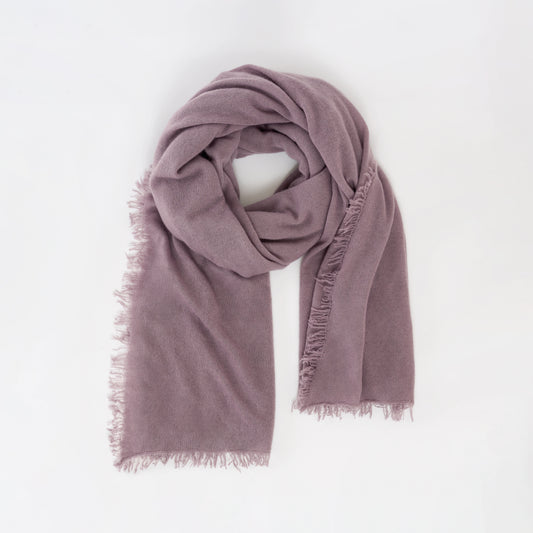 Himalayan Cashmere Aviator Wrap Scarf in Morning Glory