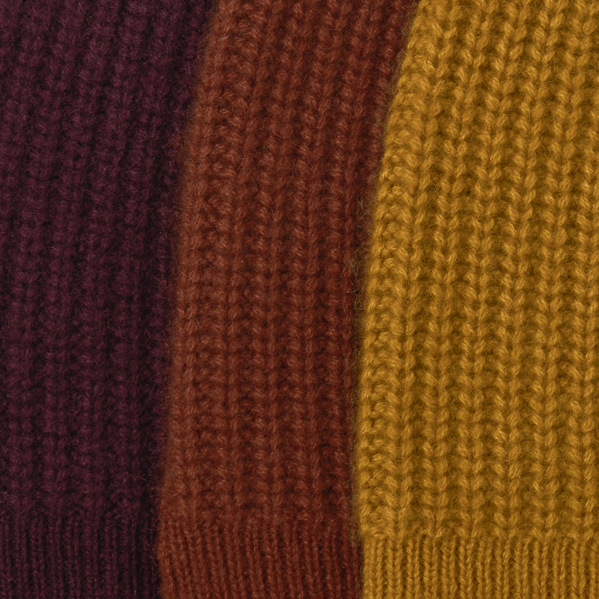 Himalayan Cashmere Fisherman Ribbed Beanie — Land Palette