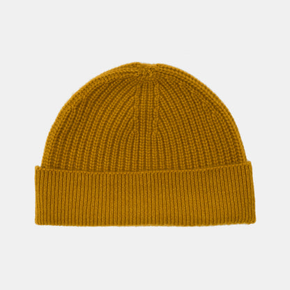 Himalayan Cashmere Fisherman Ribbed Beanie — Land Palette