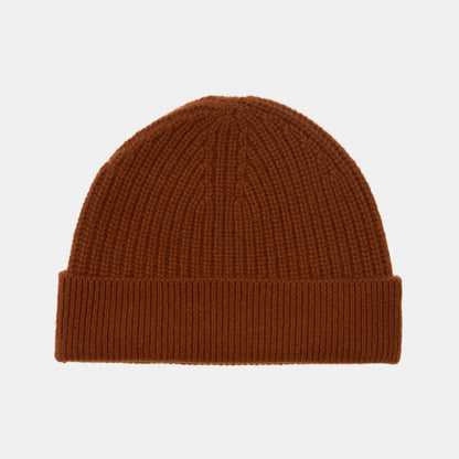 Himalayan Cashmere Fisherman Ribbed Beanie — Land Palette