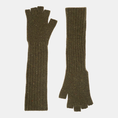 Himalayan Cashmere Long Fingerless Gloves
