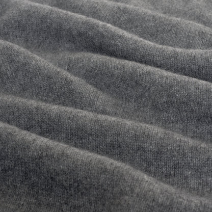 Himalayan Cashmere Rugby Sweater in Heather Grey