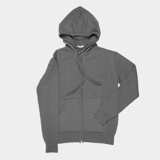 Himalayan Cashmere Hooded Sweatshirt in Grey