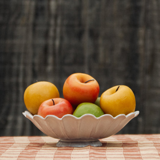 Beeswax Apple Candle
