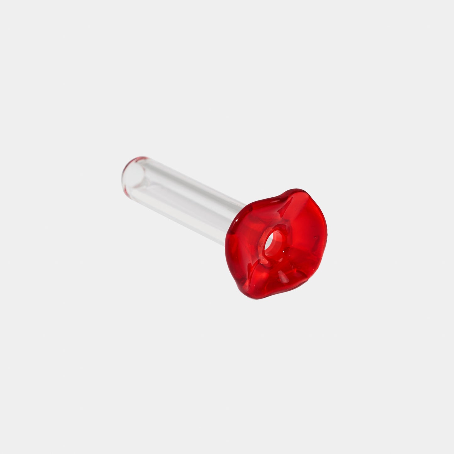Blown Glass Bubble Hummingbird Feeder