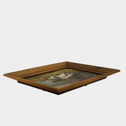 Vintage Painting of Hunting Dogs, 1940s