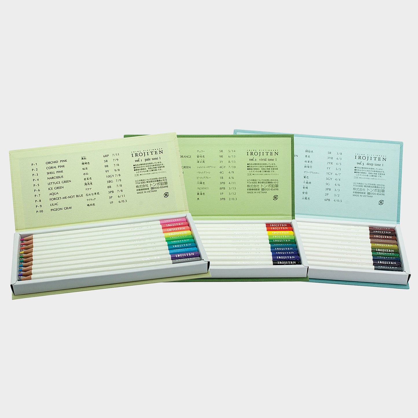 Irojiten Colored Pencils Dictionary, Rainforest