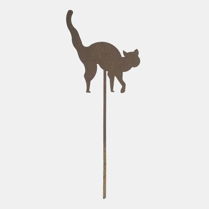 Vintage Iron Cat Garden Stake