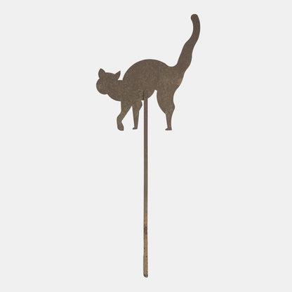 Vintage Iron Cat Garden Stake