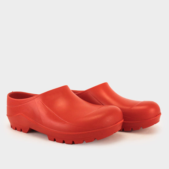 Italian Garden Clogs in Red – Gardenheir