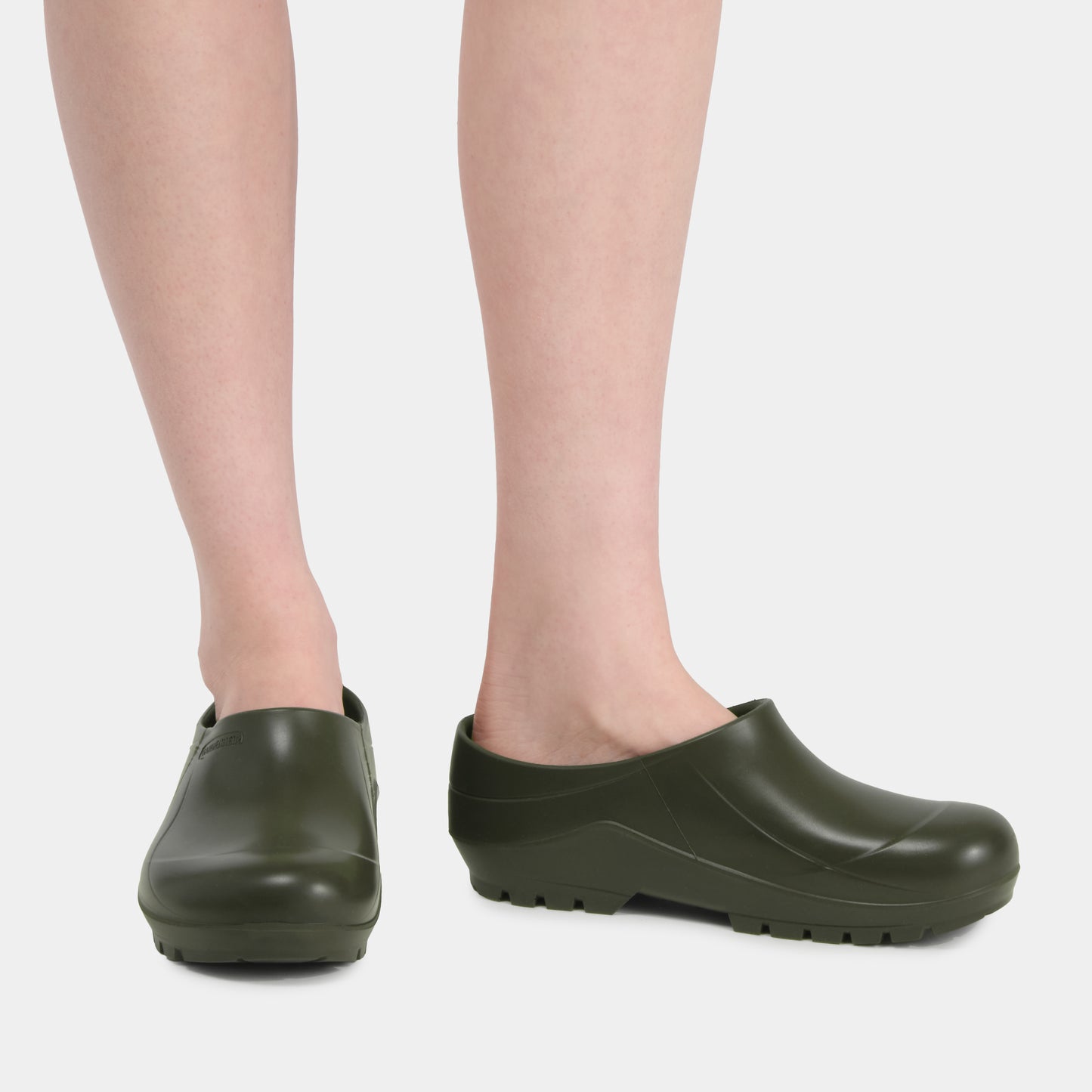 Italian Garden Clogs in Olive Green