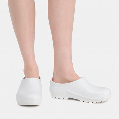 Italian Garden Clogs in White