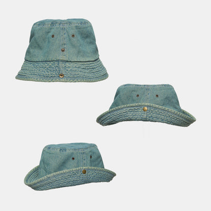 Italian Washed Cotton Bucket Hat