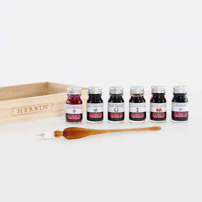 Jacques Herbin Deluxe Glass Pen Gift Set
