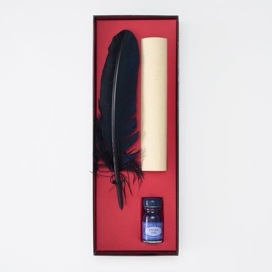 Jacques Herbin Goose Quill Historical Writing Set