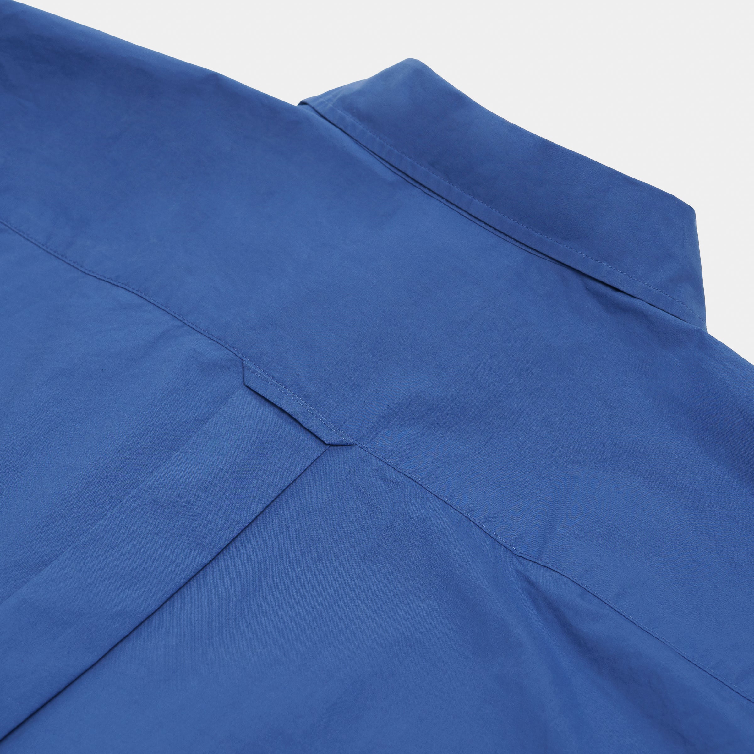 Japanese Typewriter Cotton Gardening Chemise in French Blue