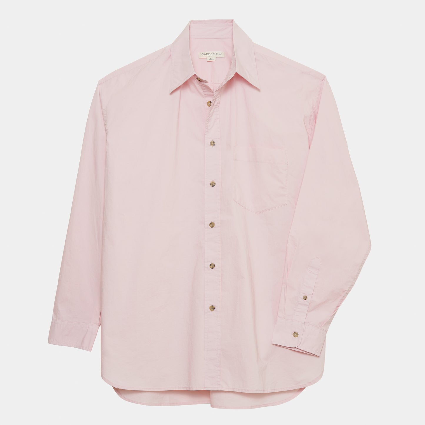 Japanese Typewriter Cotton Gardening Chemise in Peony