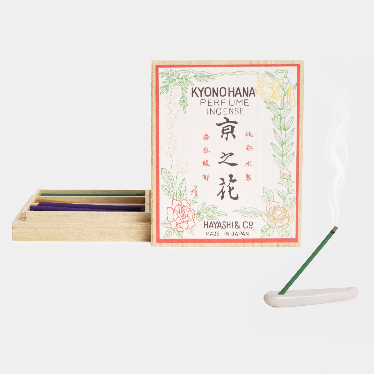 Japanese Flower Incense – Small Stick Set (Rose, Lily & Violet)