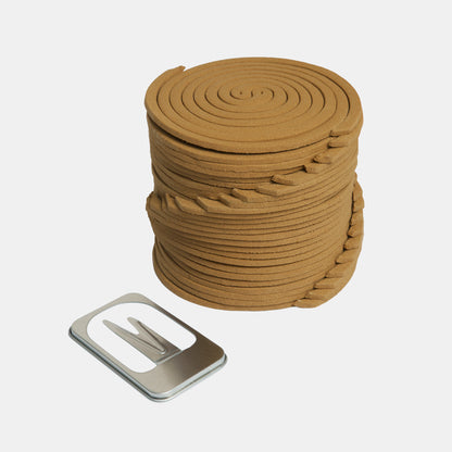 Japanese Natural Chrysanthemum Mosquito Repellent Coil - 50 rolls and metal stand