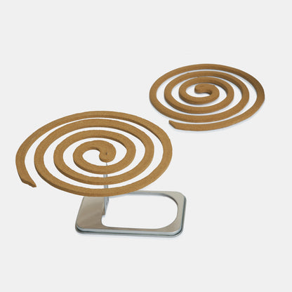 Japanese Natural Chrysanthemum Mosquito Repellent Coil - 50 rolls and metal stand