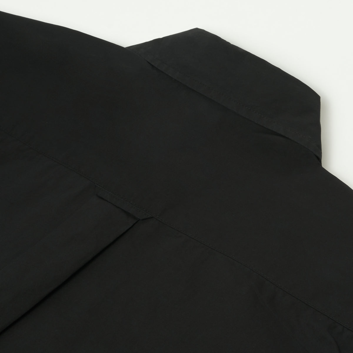 Japanese Typewriter Cotton Gardening Chemise in Black