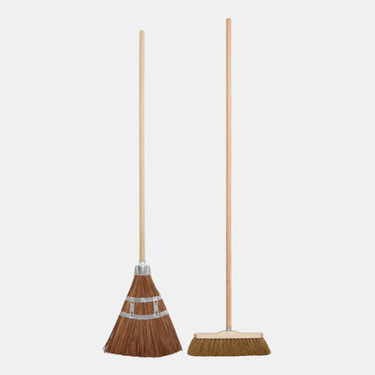 German Stiff Palm Fiber Broom