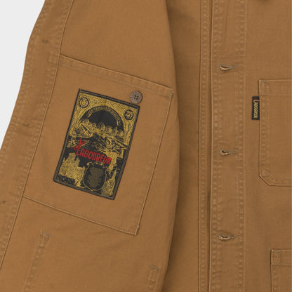Le Laboureur x Gardenheir French Cotton Work Jacket in Stonewashed Hazelnut