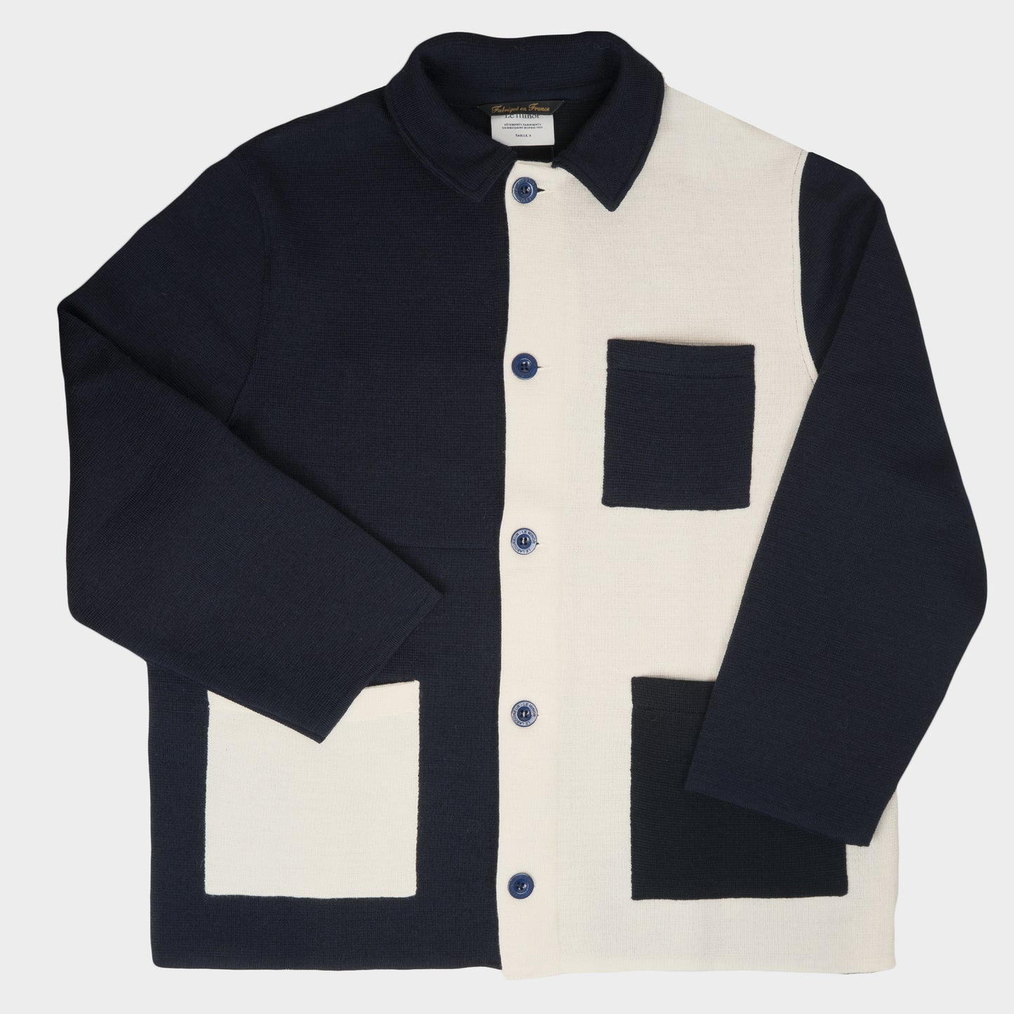 Le Laboureur x Le Minor Wool Patchwork Work Jacket