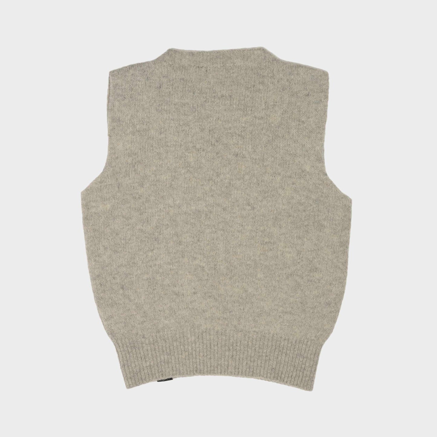 Le Laboureur Recycled Wool Sweater Vest in Ecru