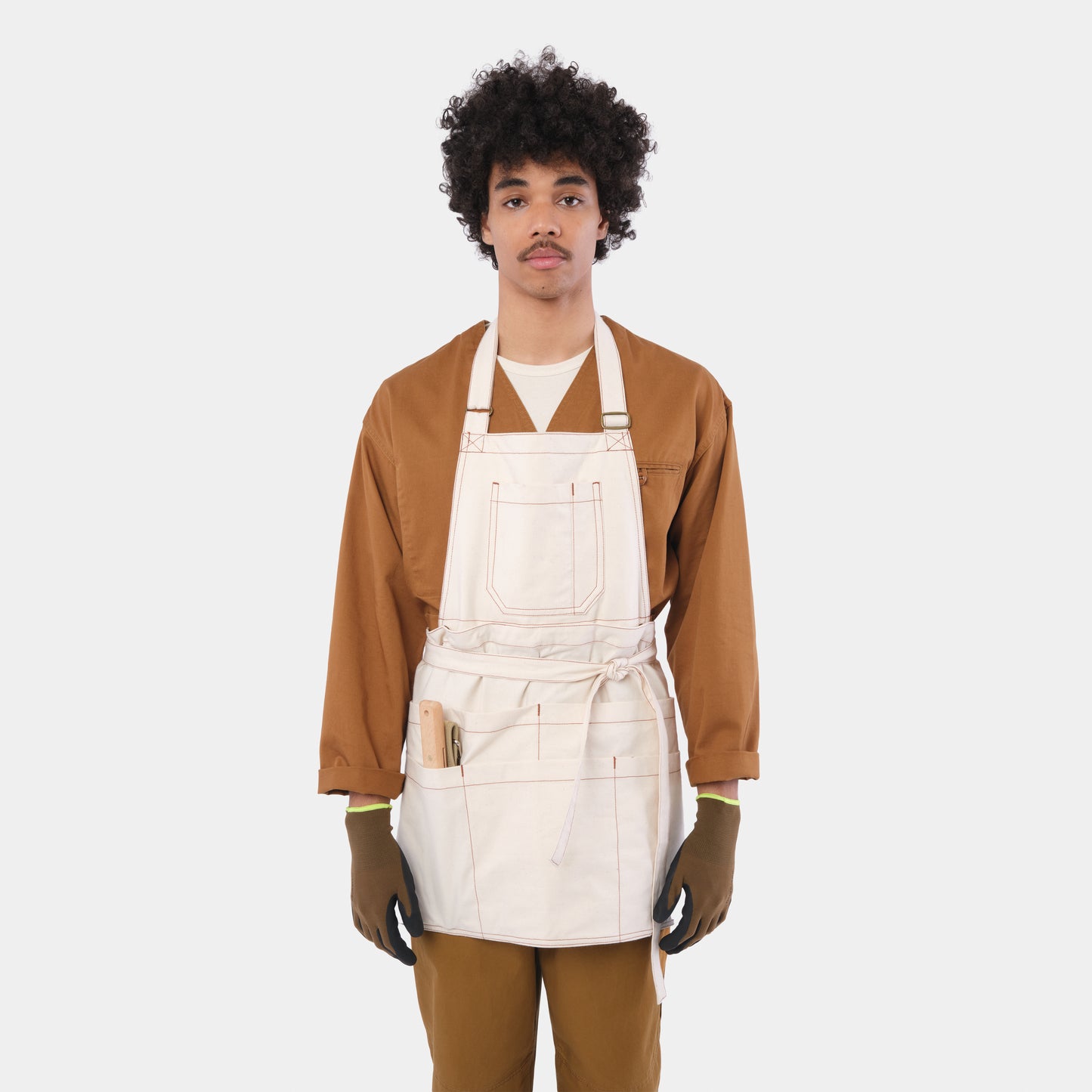 Work Apron in Natural