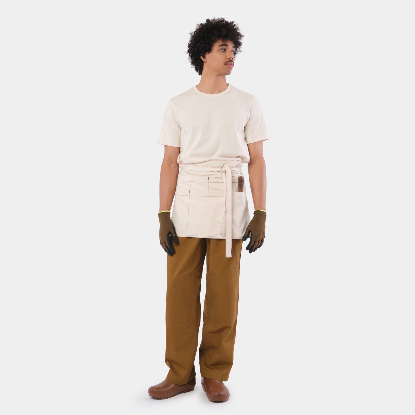 Work Apron in Natural