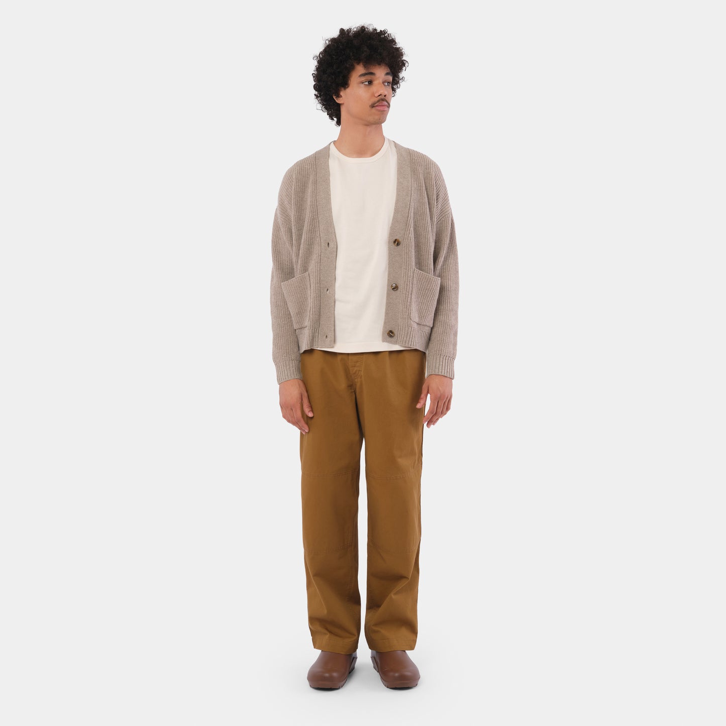 Cashmere Ridge Knit Cardigan