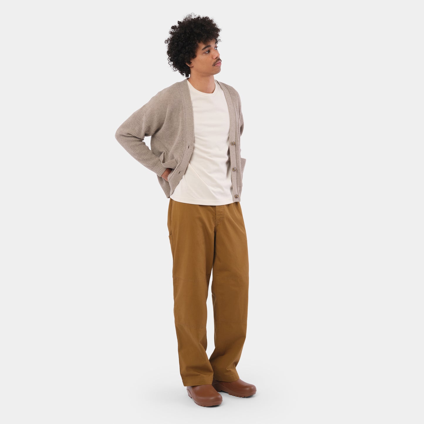 Cashmere Ridge Knit Cardigan