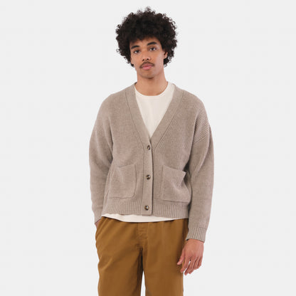 Cashmere Ridge Knit Cardigan