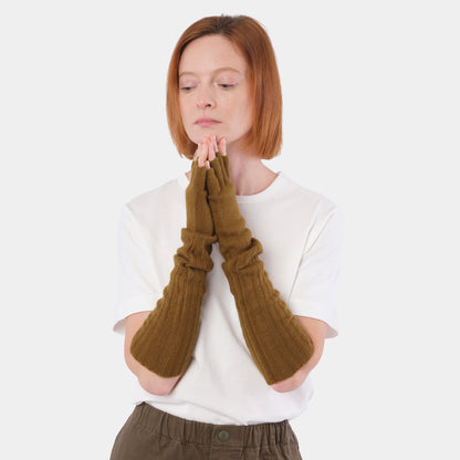 Himalayan Cashmere Long Fingerless Gloves