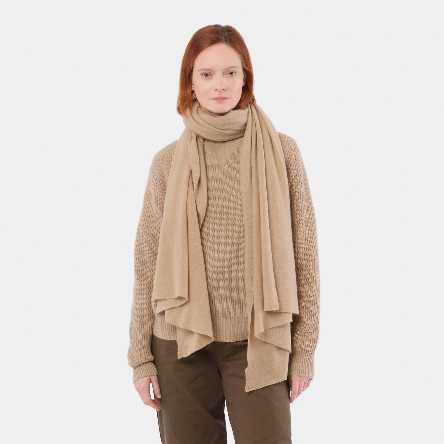 Himalayan Cashmere Aviator Wrap Scarf