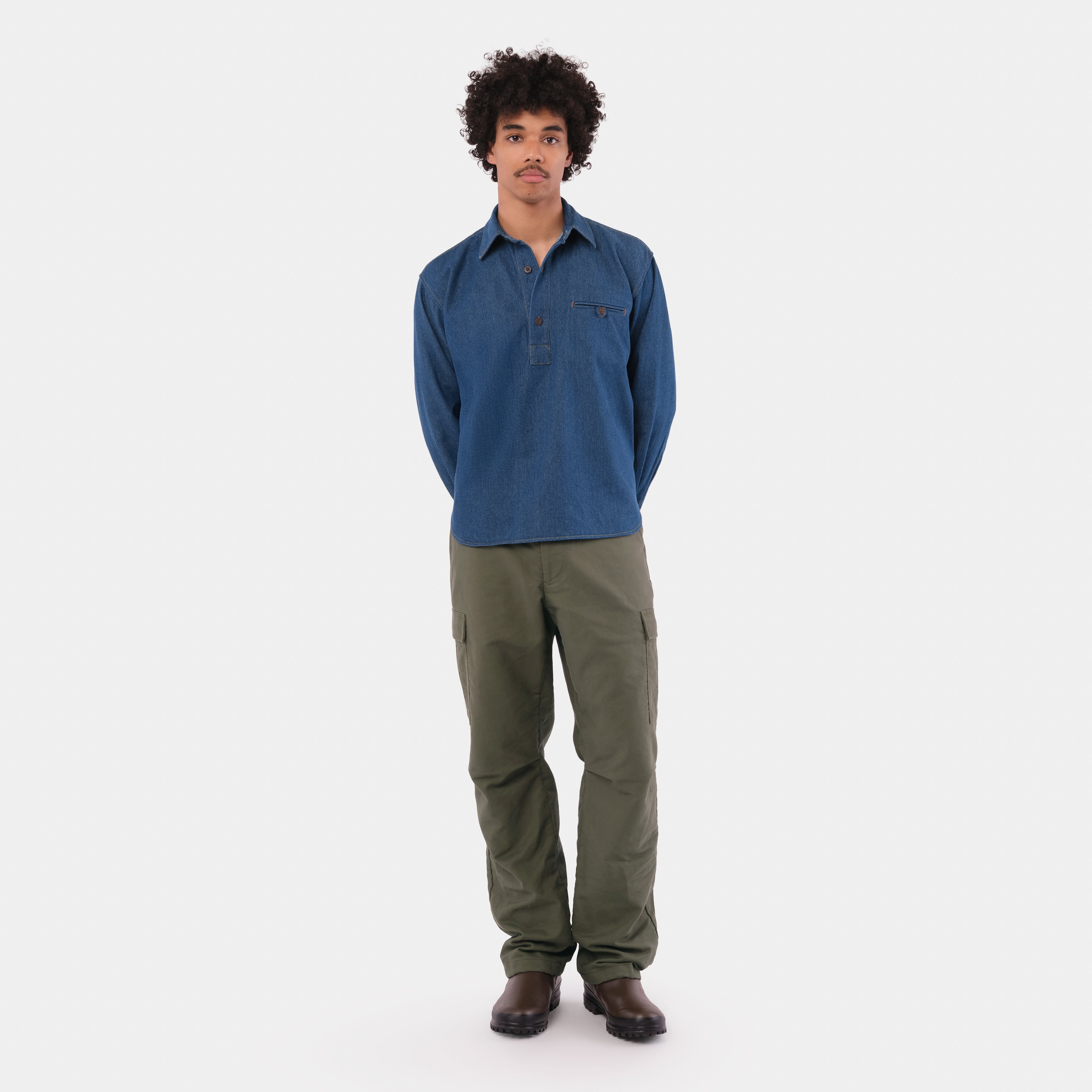 Japanese Denim Gardening Smock No. 2 in Dark Denim – Gardenheir