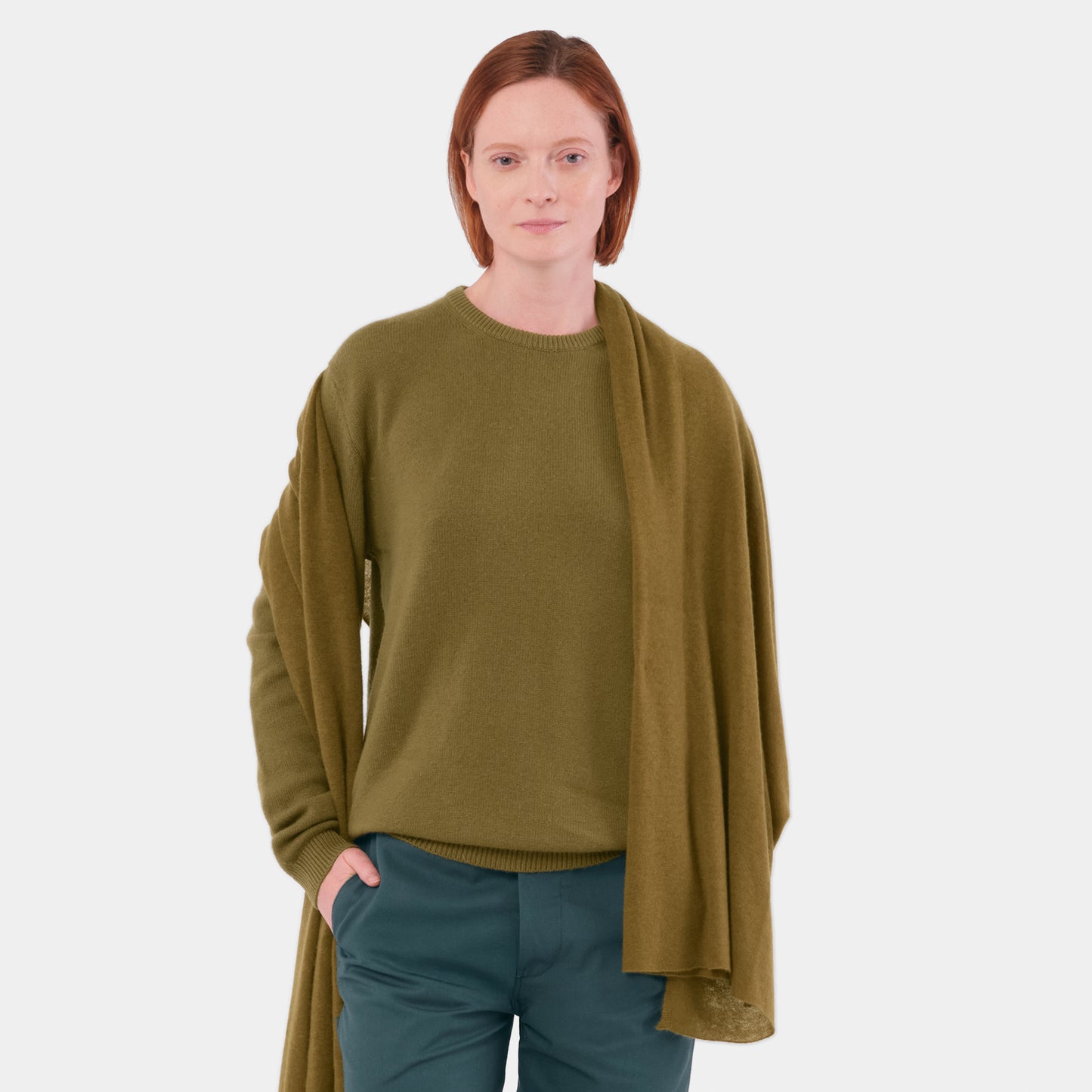 Himalayan Cashmere Aviator Wrap Scarf