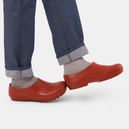 Italian Garden Clogs in Terracotta
