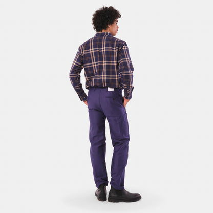 Le Laboureur French Moleskin Work Pant in Navy